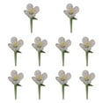 thumbnail image 1 of 10 mini adornos de flores de cristal, flores artificiales, figuras florales para el Día de la Madre, habitación, Acción de Gracias y decoración del Rosa, 1 of 8