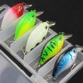 thumbnail image 3 of 5pcs Fishing Lures Hard Baits Crank Baits Crankbaits in Storage Box, 3 of 8