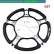thumbnail image 4 of Cadena de bicicleta de carretera de montaña 130BCD 56T para plegable Negro Zulema Plato de bicicleta, 4 of 5