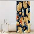 thumbnail image 2 of Shell Waterproof Bathroom Curtain Set with Hooks - Printed Shower Curtains for Bathroom Decoration, 2 of 5
