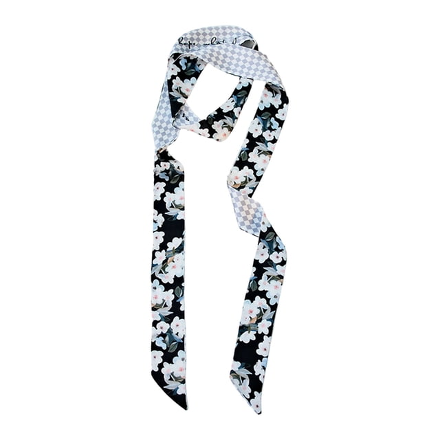 Elegant Printed Narrow Scarf Belt for Home Casual Wear Versatile Ribbon Accessory Suitable Across Seasons