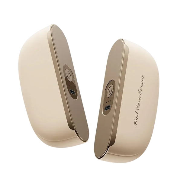 Magnetic Electric Hand Warmer, Portable Split Hand Warmer With Usb Charging, Compact Pocket-Sized Design For Easy Carrying In Pockets Or Bags, Adjustable Temperature Settings For