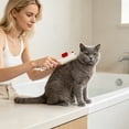 thumbnail image 5 of FEOLGEHLY Flea Comb for Dogs Cats - Fine Tooth Pet Grooming Comb Removes Fleas, Undercoat, and Tangles - Ergonomic, Lightweight, Durable Stainless Steel Comb for All Hair Types (White), 5 of 6