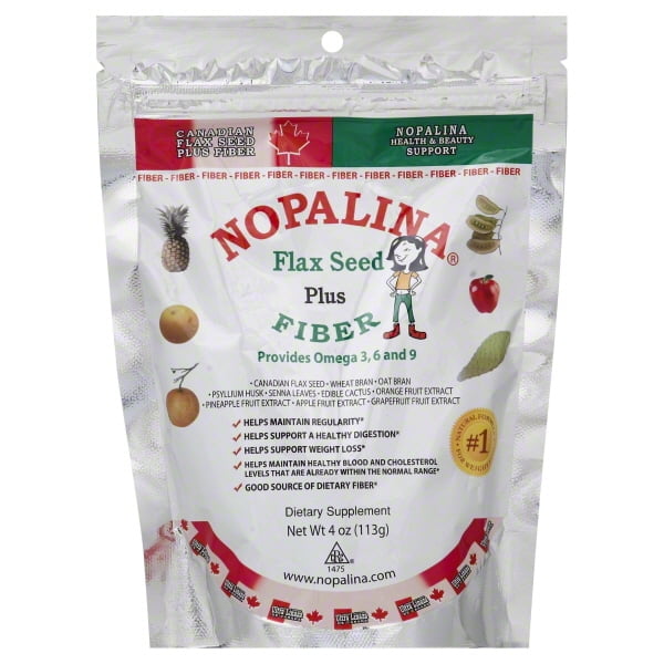 Nopalina Flax Seed Fiber Plus Formula 240 Capsules Count Weight Dietary Supplement Helps With Constipation Walmart Com Walmart Com