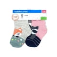 thumbnail image 2 of Wonder Nation Girl Critter Socks, 6-Pack, Sizes 6M - 5T, 2 of 3