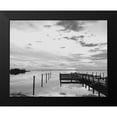 thumbnail image 2 of Turek, Eve 18x15 Black Modern Framed Museum Art Print Titled - Sunset Pier, 2 of 5