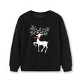 thumbnail image 4 of BULLPIANO Christmas Family Matching Hoodie Sweashirts Xmas Ugly Sweaters Jumper Mom Dad Kids Family Pullover Tops, 4 of 7