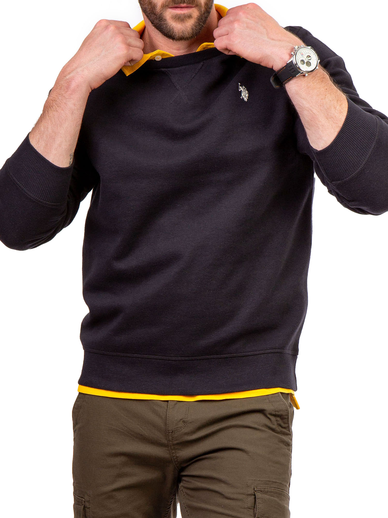 U.S. Polo Assn. Men's Knit Sweater Shirt - image 2 of 5