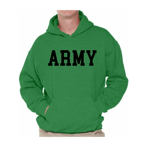 Awkward Styles Army Hooded Sweatshirt Army Pullover Army Jumper Army Hooded Adult Crewneck Military Sweater Military Hoodie for Men Military Pullover Homecoming Outfit