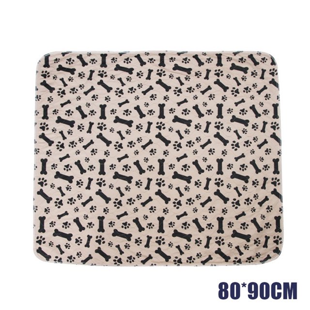 CAROOTU 1 Pcs Washable Waterproof Dog Pee Whelping Pads Reusable Extra Absorbent Mat