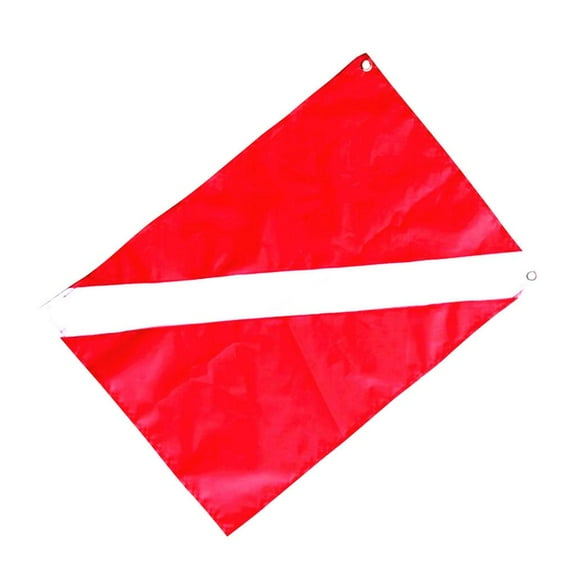 Heavy Duty Performance Polyester diver Flag Scuba Diving Flag Kayak Boat Flag Safety Signal 50x35 cm