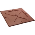 thumbnail image 6 of Ekena Millwork 19 5/8"W x 19 5/8"H Xander EnduraWall Decorative 3D Wall Panel, Universal Pearl Metallic Champagne Pink (Covers 2.67 Sq. Ft.), 6 of 6