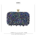 thumbnail image 4 of Handheld Evening Bag, Handmade Double-sided Beaded Bag, Sequined Bag, Evening Clutch for Women, 4 of 11