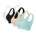 thumbnail image 2 of Women's Sports Bras Seamless Sports Bra Wirefree Yoga Bra With Removable Pads Wireless Bras for Women Multicolor1 S, 2 of 7