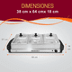 thumbnail image 3 of Bufetera Eléctrica ELITE CUISINE 3 divisiones acero inoxidable, 3 of 7
