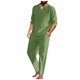 thumbnail image 4 of Playeras Básicas Algodon Para Hombre, Conjunto De Dos Piezas De Camiseta Y Pantalones Cortos De Manga Corta Con Estampado Completo Y Pantalón Corto., 4 of 4