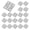 1-1/2"; Silver; 20PCS, variant on 20PCS Stainless Steel Folding Hinges 2 Inch Cabinet Door Hinge Home Furniture Hardware Butt Hinge for Wooden Box, Door and Window, DIY Projects