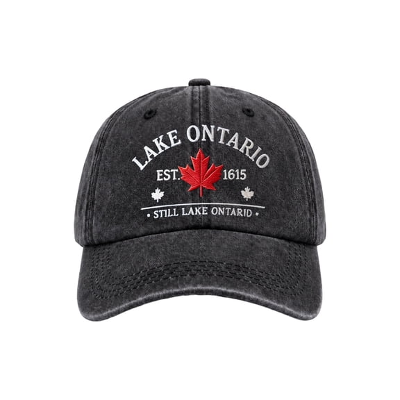 Lake Ontario Hat Unisex Lake Ontario Graphic Print Baseball Cap for Adults, Adjustable Dad Hat Casual Outdoor Wear
