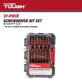 thumbnail image 2 of Hyper Tough 37-Piece Screwdriver Bit Set in Click Fit Case, 2 of 12