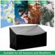 thumbnail image 4 of Pieza Funda para Banco de Jardín, Funda Impermeable para Banco de Jardín de 4 Plazas Funda Impermeable para Muebles de Jardín, Funda Oxford Anti-UV 210d a Prueba de Polvo para Banco Exterior - (190x66, 4 of 4