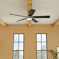 thumbnail image 6 of 330060PN Kichler Lighting Lucian Elite XL - 5 Blade Ceiling Fan with Light Kit In Modern Style-14.25 Inches Tall and 60 Inches Wide-Polished Nickel, 6 of 15
