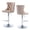 Khaki, variant on Hassch Modern Swivel Bar Stools Set of 2 - Height-Adjustable Counter Barstools with Back and Arms, Metal Base for Kitchen Island/Home Pub/Dining Room, Khaki