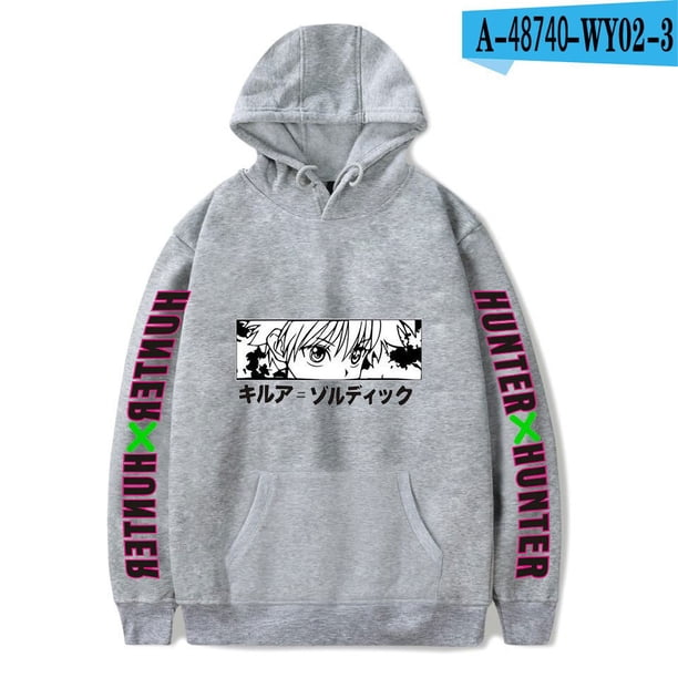 HUNTER X HUNTER Sudaderas con capucha Chaqueta informal Niños adultos Niños Tallas Killua Zoldyck Cosplay Jersey Jersey Unisex05XXS Deng Xun unisex