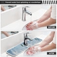 thumbnail image 5 of Coolnut Winter Holiday 2PCS Kitchen Faucet Mat Bathroom Faucet Mat Sink Microfiber Cloth Faucet Splash Catcher Faucet Mat Dish Drying Mat Sink Mat for Kitchen Sink 30x5in, 5 of 7