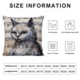 thumbnail image 5 of SHANXI Pillow Covers Ink Painting Cat Silhouette with Decorative Throw Pillow Case Home Couch Cushion Cover Standard Pillowslip 20x20in, 5 of 5