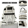 thumbnail image 3 of FORMRS Mini Backpack Purse for Women Quilted Travel Daypack Casual Shoulder Bag, Light Gray Pattern, 3 of 7