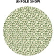 thumbnail image 3 of Round Tablecloth Retro Groovy Flowers Table Cloths Waterproof Table Cover for Wedding Party Dining Holiday Banquet, 3 of 6