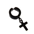 thumbnail image 3 of 1PCS Trendy Geometric Dangle Earring Ear clip Non piercing None Piercing Titanium Steel Single Ear Stud Earring Clips, 3 of 8