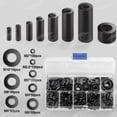 thumbnail image 3 of Black Plastic Washers, Washer For Mechanics, Assortment Of Washers Washer For Mechanics 500 Pcs, 3 of 3