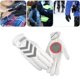thumbnail image 5 of Guantes de montar DYNWAVEMX Guantes de cuero de invierno impermeables térmicos para conducir Blanco, 5 of 8