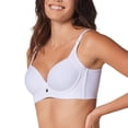 thumbnail image 1 of Leonisa Back Smoothing Bra Full Coverage Underwire Support - Minimizer Bras for Women White, 1 of 4