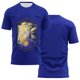 thumbnail image 1 of Hazbin Hotel Camiseta para hombre Graphic Text Pool 3D Printing Street Casual Short Sleeve Printed Clothing Basic Azul/L, 1 of 6