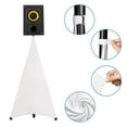thumbnail image 5 of Universal Speaker Stand Cover DJ Speaker Covers Tripod Stretch Covers for wedding activities , White 2 White 2 Sides, 5 of 8