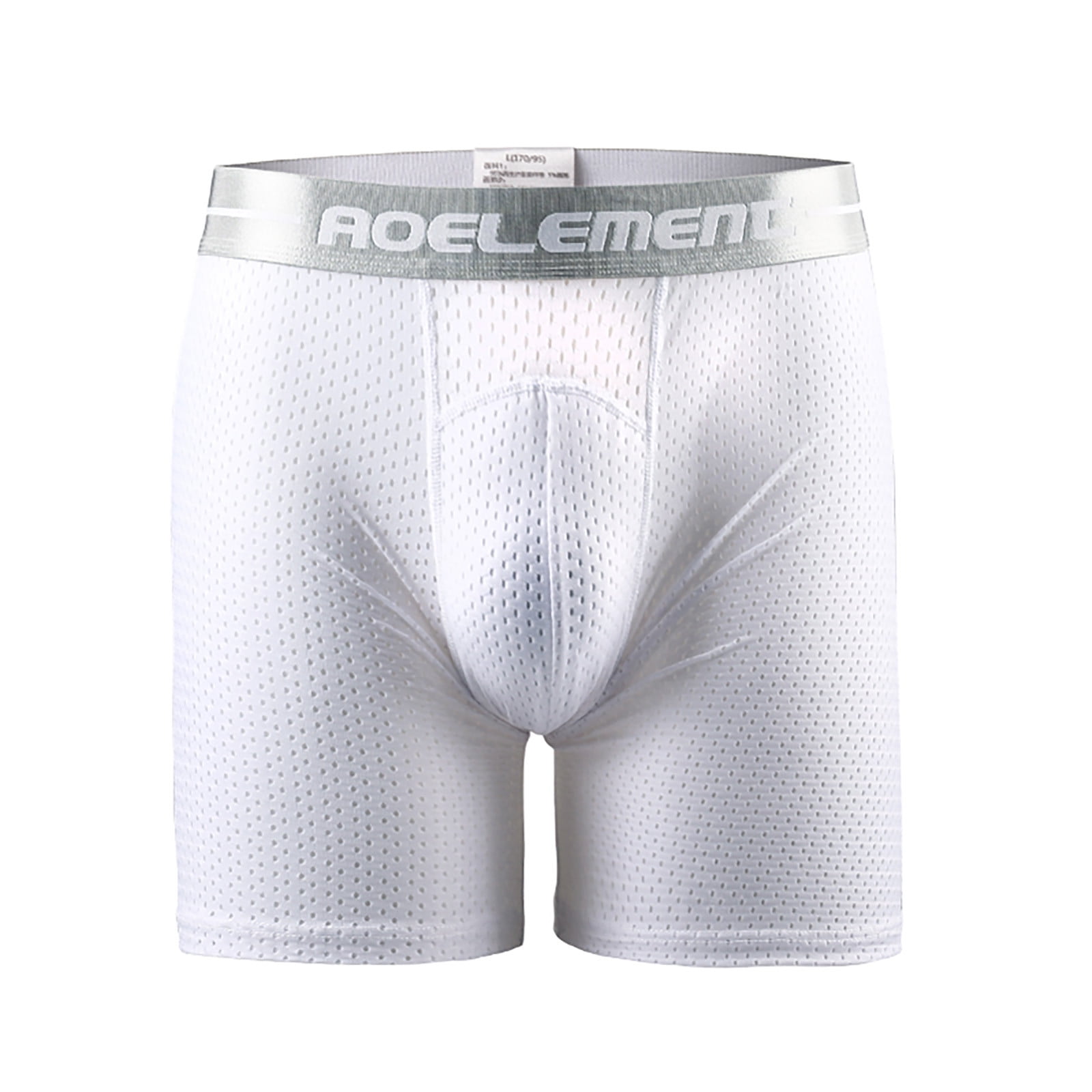Mens Underwear Clearance AOEL EMENC Ice Silk Antiwear Leg Antiwear