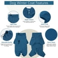 thumbnail image 2 of Abrigo de invierno para perros ROZKITCH, pijama de forro polar suave, 2XL, 2 of 8
