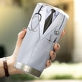 thumbnail image 5 of Doctor Tumbler Coffee Mugs Doctors Appreciation Tumbler Stainless Steel Tumblers Wine Travel Insulated Mug Cup 20 Oz Decor Gifts For Men Graduate Graduation Day Retirement, 5 of 6