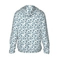 thumbnail image 3 of Gaeub Nautical Theme Anchors Men's and Women's UPF 50+ Long-Sleeved Sun Protection Clothing, Fishing Shirt Long Sleeve Zip - XX-Large, 3 of 9