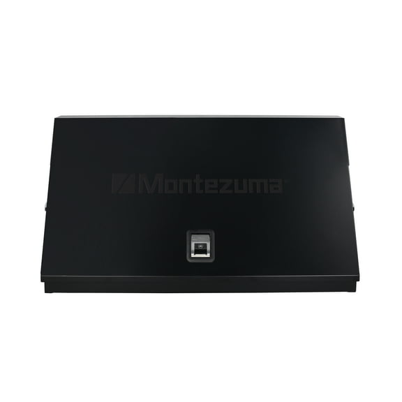 Montezuma 41" x 18" Steel Triangle Tool Box, Black