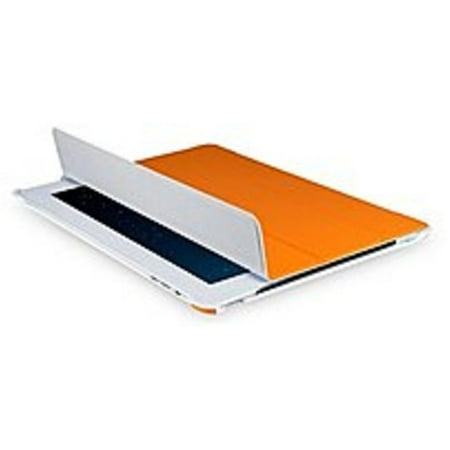 V7 Slim Folio TA37ORG-2N Carrying Case (Folio) for iPad 2, The new iPad, iPad with Retina display - Orange - Dust Resistant, Scratch Resistant, Fingerprint Resistant, Impact Resistant - Polyurethane