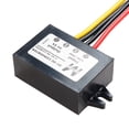 thumbnail image 3 of Uxcell DC12V/24V to DC5V 5A 25W Waterproof Voltage Converter Transformer, 3 of 7