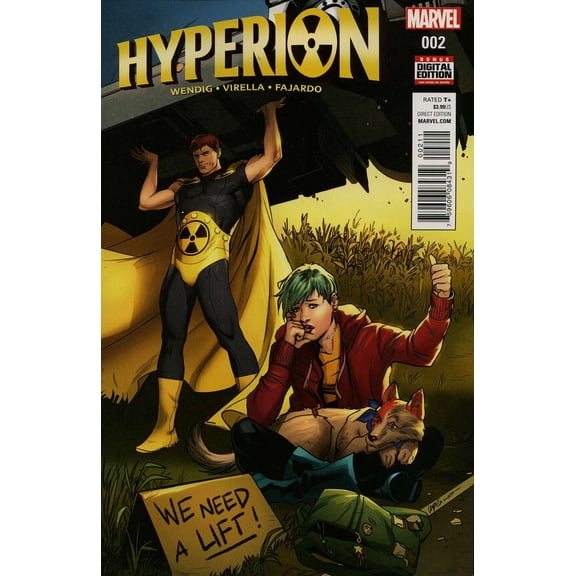 Hyperion #2 VF ; Marvel Comic Book