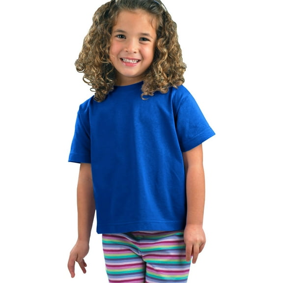 Toddler Cotton Jersey Tee , RS3301 , Royal , 7M