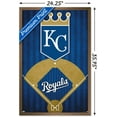 thumbnail image 3 of MLB Kansas City Royals - Logo 20 Wall Poster, 22.375" x 34", Framed, 3 of 3