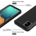 thumbnail image 3 of HSHDLDF Samsung Galaxy A71 4G Case, Samsung Galaxy A71 4G Case Soft TPU Hard PC Heavy Duty Shockproof 3 Layer Cover for Samsung Galaxy A71 4G (All Black), 3 of 5