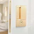 thumbnail image 3 of Lefu Handleless Flat Lock Modern Bedroom Recessed Door Handle Silent Push-Pull, 3 of 5