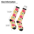 thumbnail image 2 of Sikiie Donuts Knee Socks, High Socks Long Stretchy Sock Women Knee High Stocking, Long Socks for Women, 2 of 6
